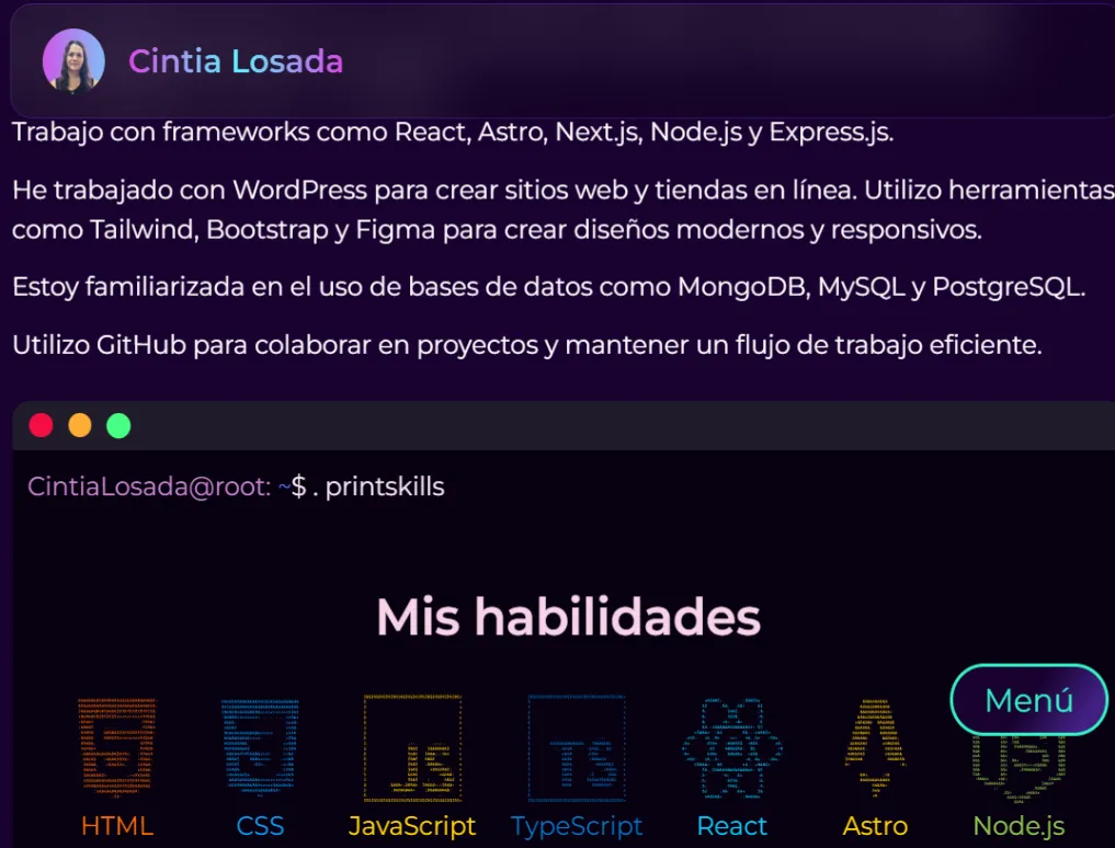 Portfolio project preview.